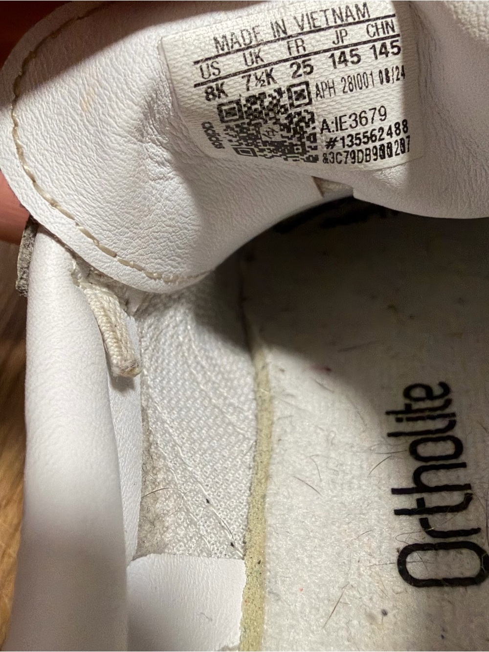 Samba OG Kids White Black Gum Sneakers – Size 10 - Picture 5 of 5